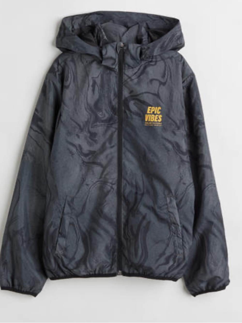 BRAND NEW boy youth H&M h&m hooded windbreaker size 12-14Y